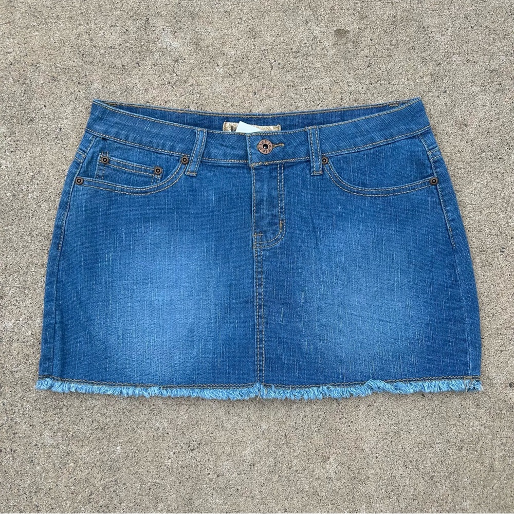 Y2K LEI new without tags denim mini skirt